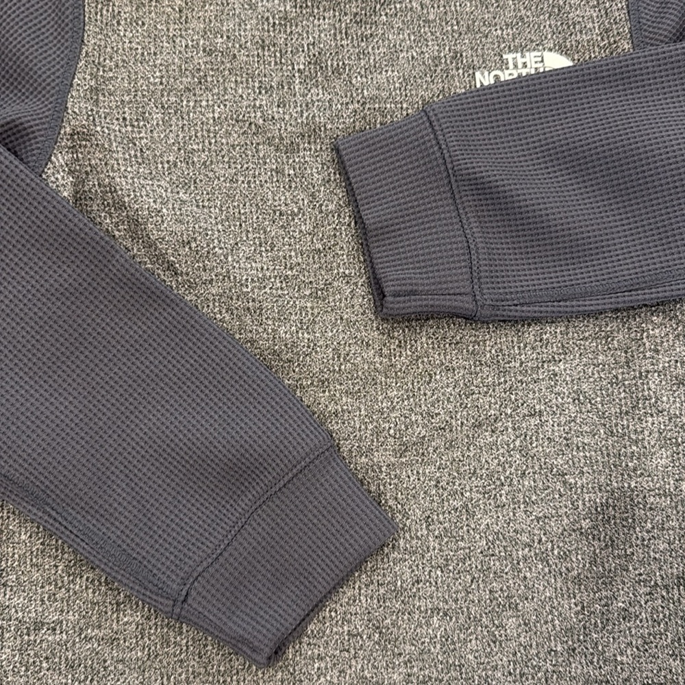 The North Face 5T Gray Kids Waffle Base Layer Set - Picture 4 of 10